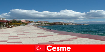 पोस्टकार्ड Cesme तुर्की में विदेशी मेहमानों के लिए एक अनुभव बन