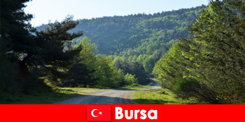 Bursa तुर्की सुंदर प्रकृति में लंबी पैदल यात्रा पर्यटकों के लिए संगठित यात्रा प्रदान करता है