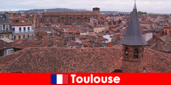 चित्र-सही टूलूज़ फ्रांस में आकर्षक स्थलों का अनुभव