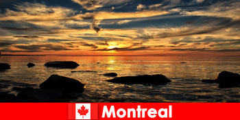समुद्र तट समुद्र और प्रकृति के बहुत सारे अनुभव मॉन्ट्रियल कनाडा में पर्यटकों